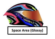 Full Face Rapid RS #8 Space Area (Glossy) L