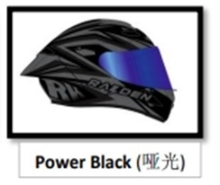 Full Face SPARK #5 Power Black M