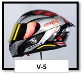 Full Face MASKED RIDER #3 V-5 XL