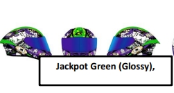 Full Face Rapid RS #16 Jackpot Green (Glossy) XS