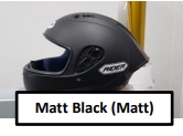 Full Face R1X #2 Matte Black (Matt) XL