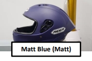 Full Face R1X #6 Matt Blue (Matt) XL 